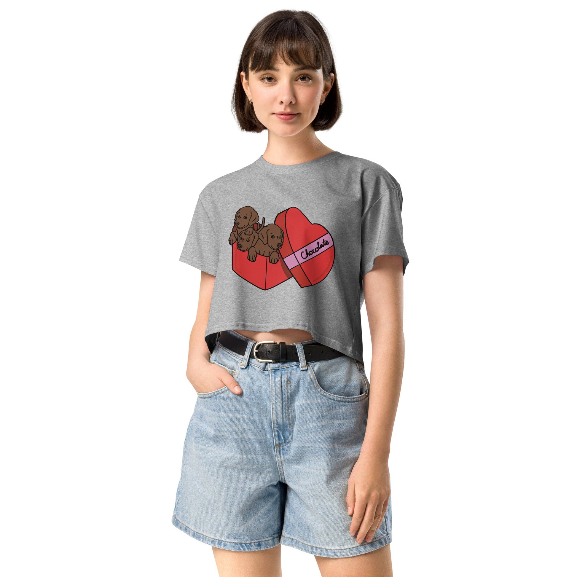 Box of Chocolates Crop Top - TAILWAGS UNLIMITED