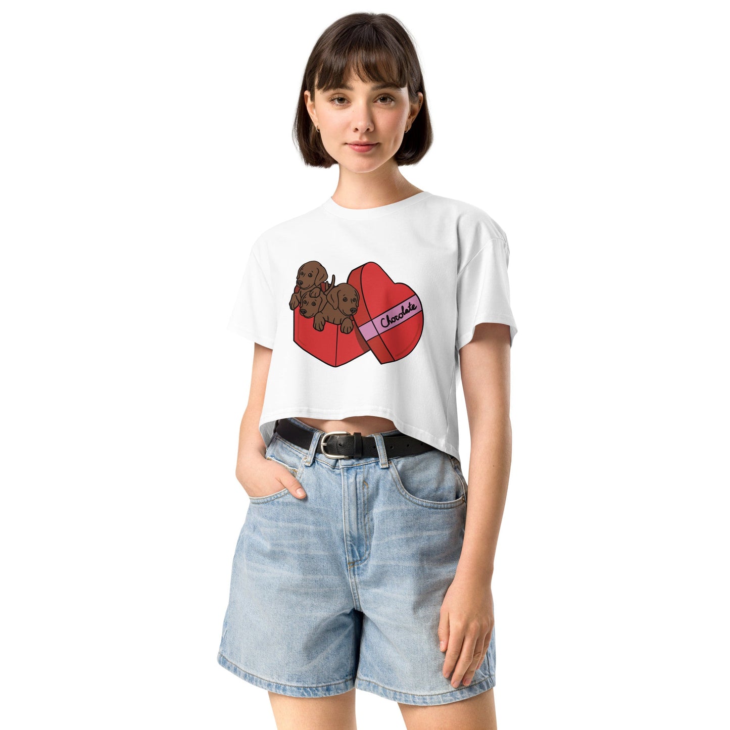 Box of Chocolates Crop Top - TAILWAGS UNLIMITED