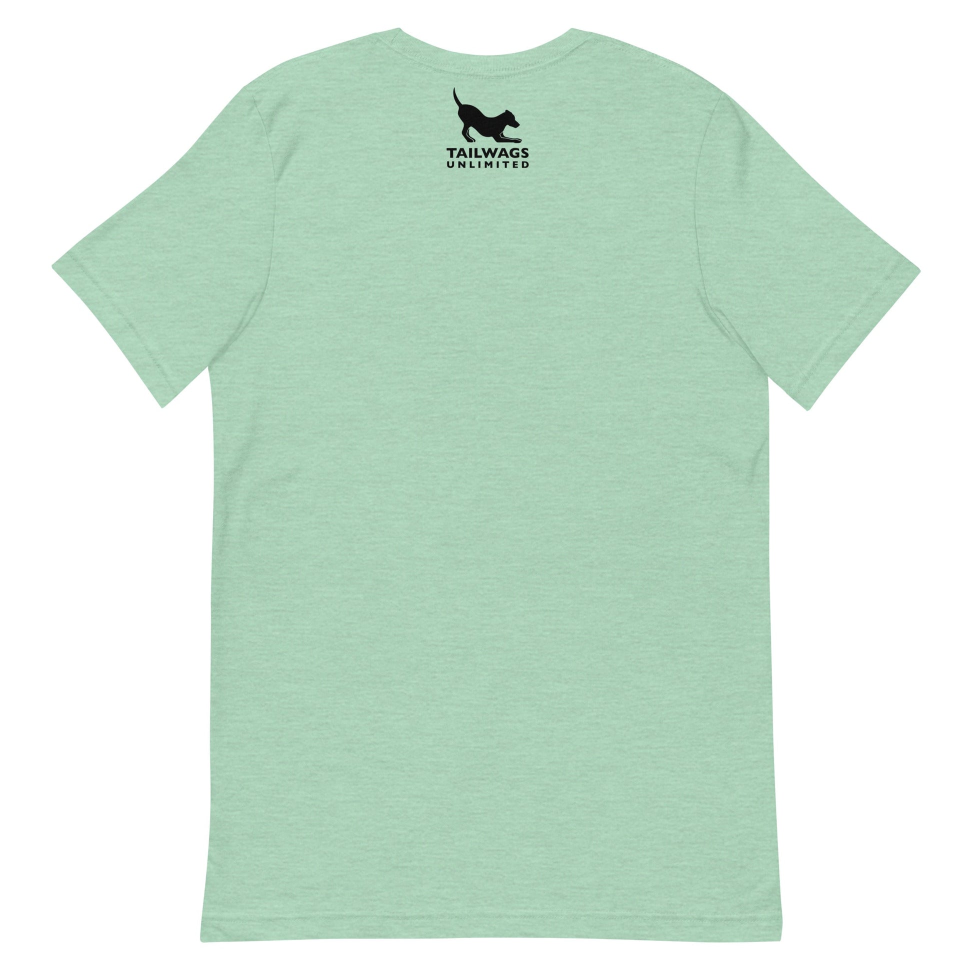 Camping Dog (Black & White) T-Shirt - TAILWAGS UNLIMITED