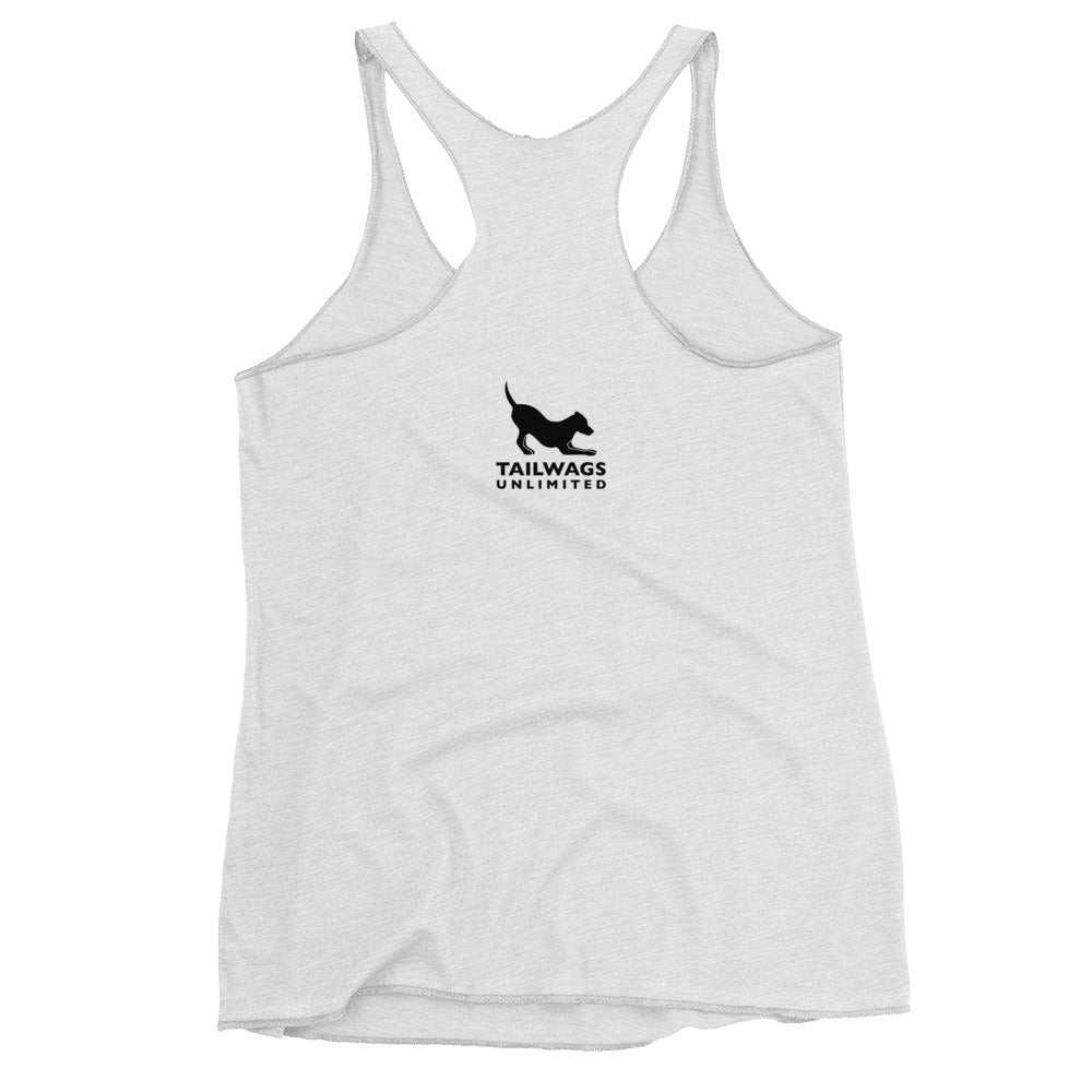 Camping Dog Racerback Tank - TAILWAGS UNLIMITED