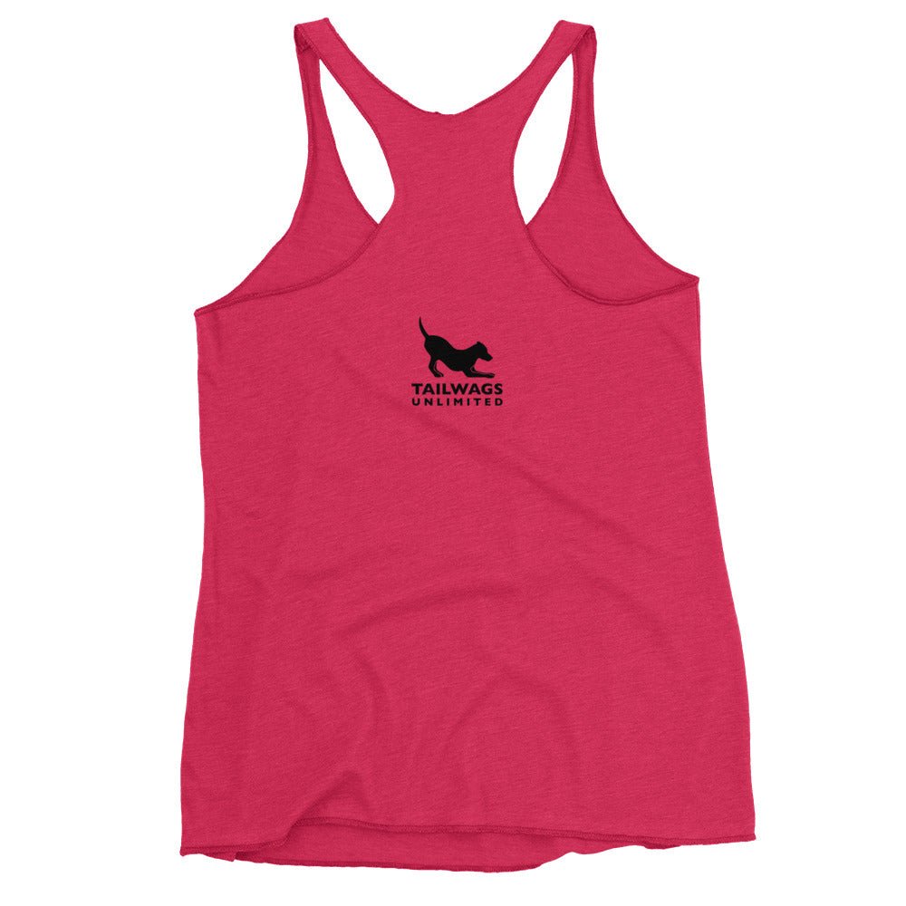 Camping Dog Racerback Tank - TAILWAGS UNLIMITED