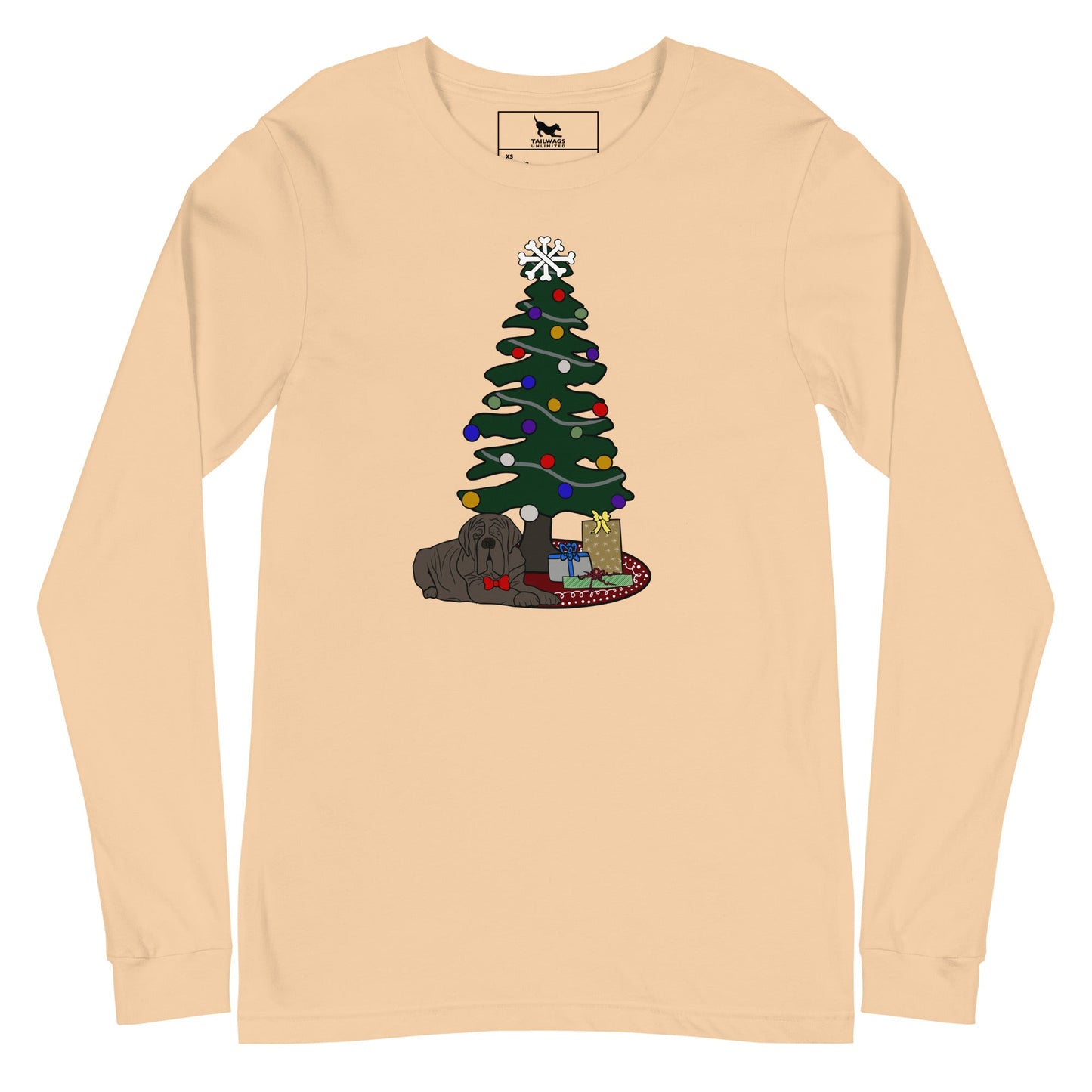 Chillin' Under the Christmas Tree Long Sleeve Tee - TAILWAGS UNLIMITED