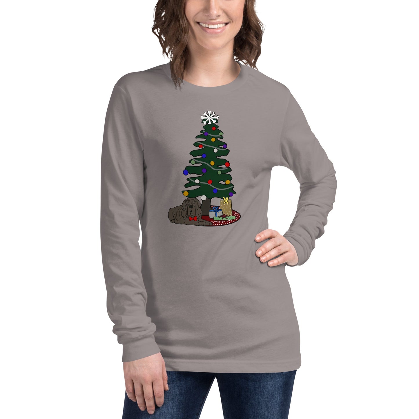 Chillin' Under the Christmas Tree Long Sleeve Tee - TAILWAGS UNLIMITED