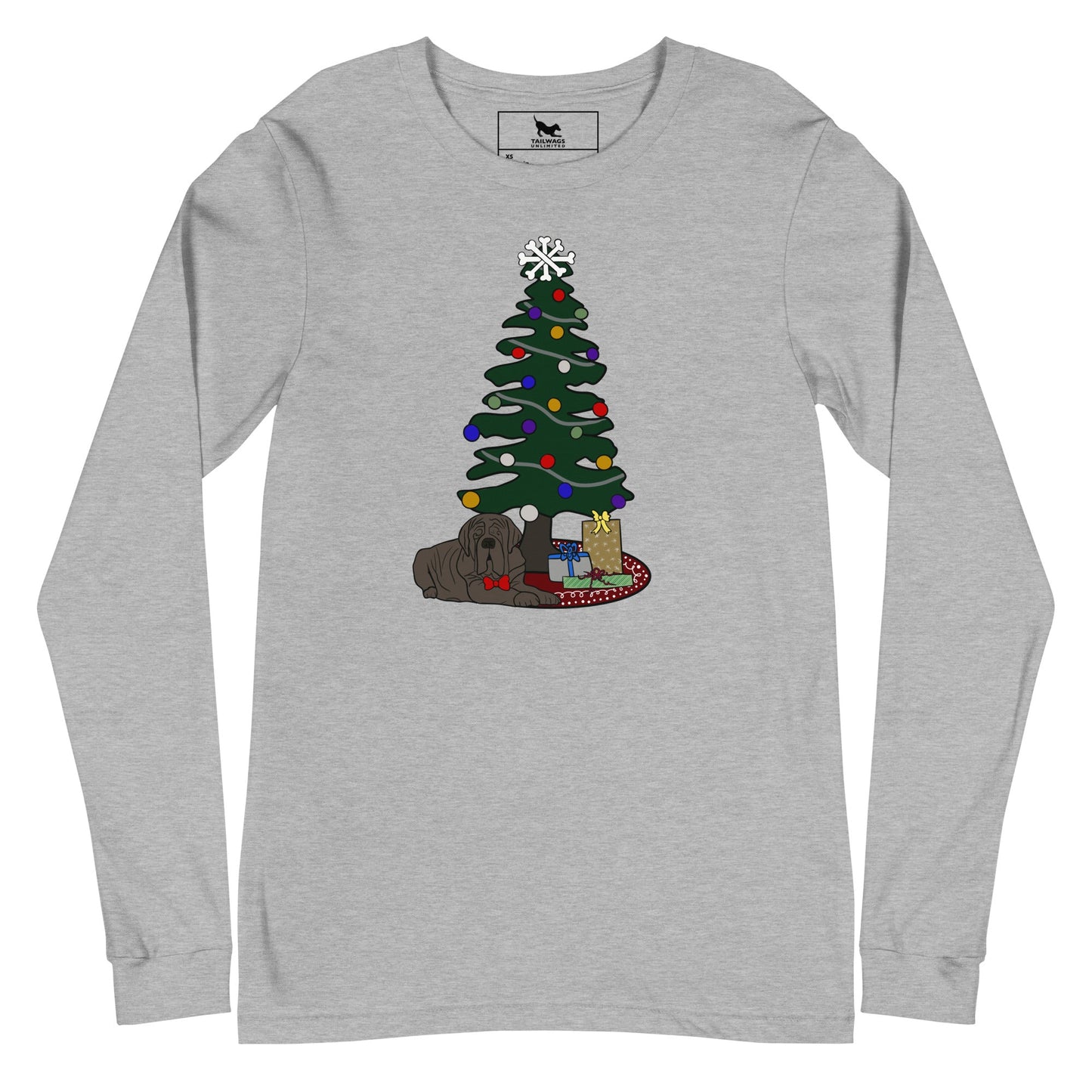 Chillin' Under the Christmas Tree Long Sleeve Tee - TAILWAGS UNLIMITED