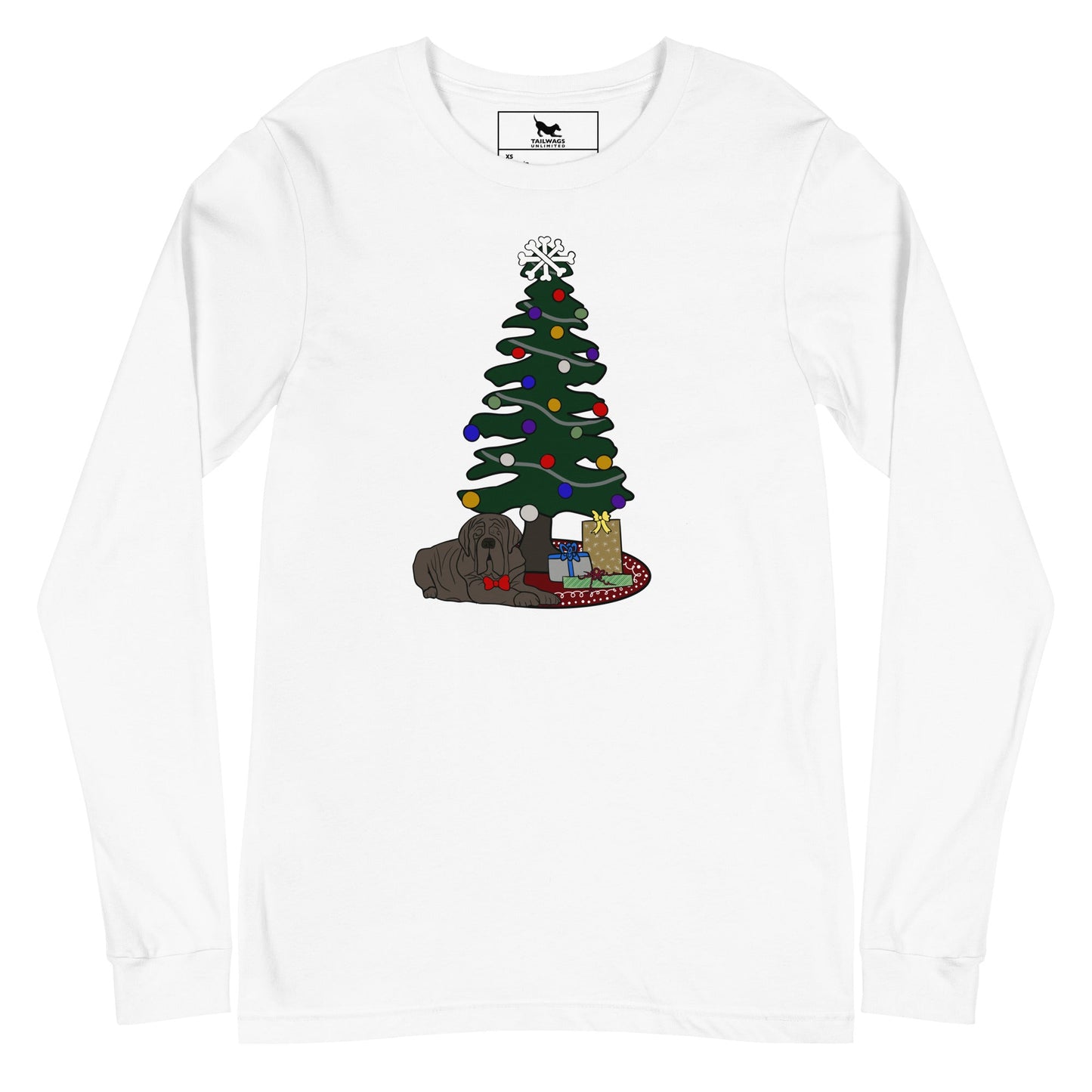 Chillin' Under the Christmas Tree Long Sleeve Tee - TAILWAGS UNLIMITED