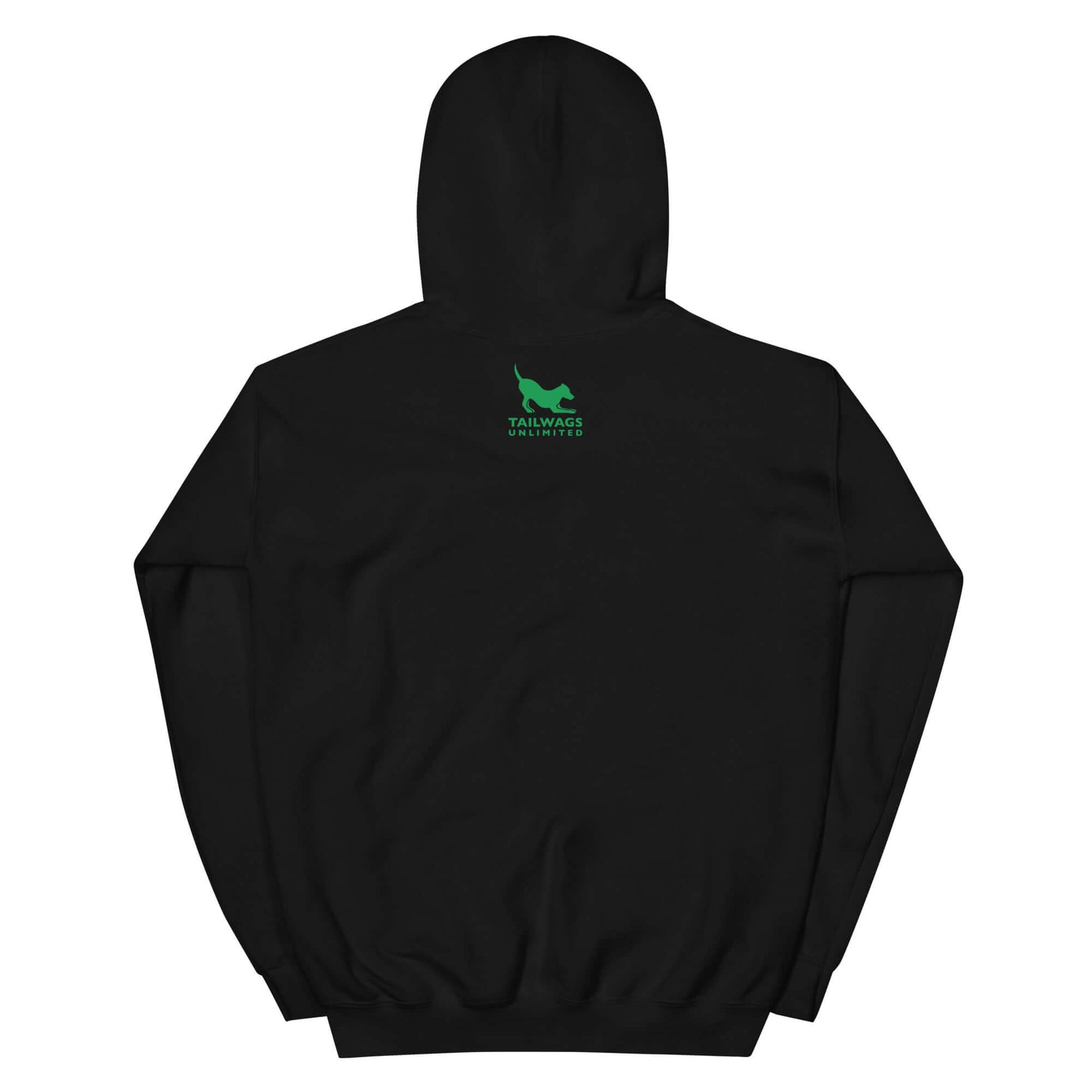 Clover Patterned Green Logo Hoodie - TAILWAGS UNLIMITED