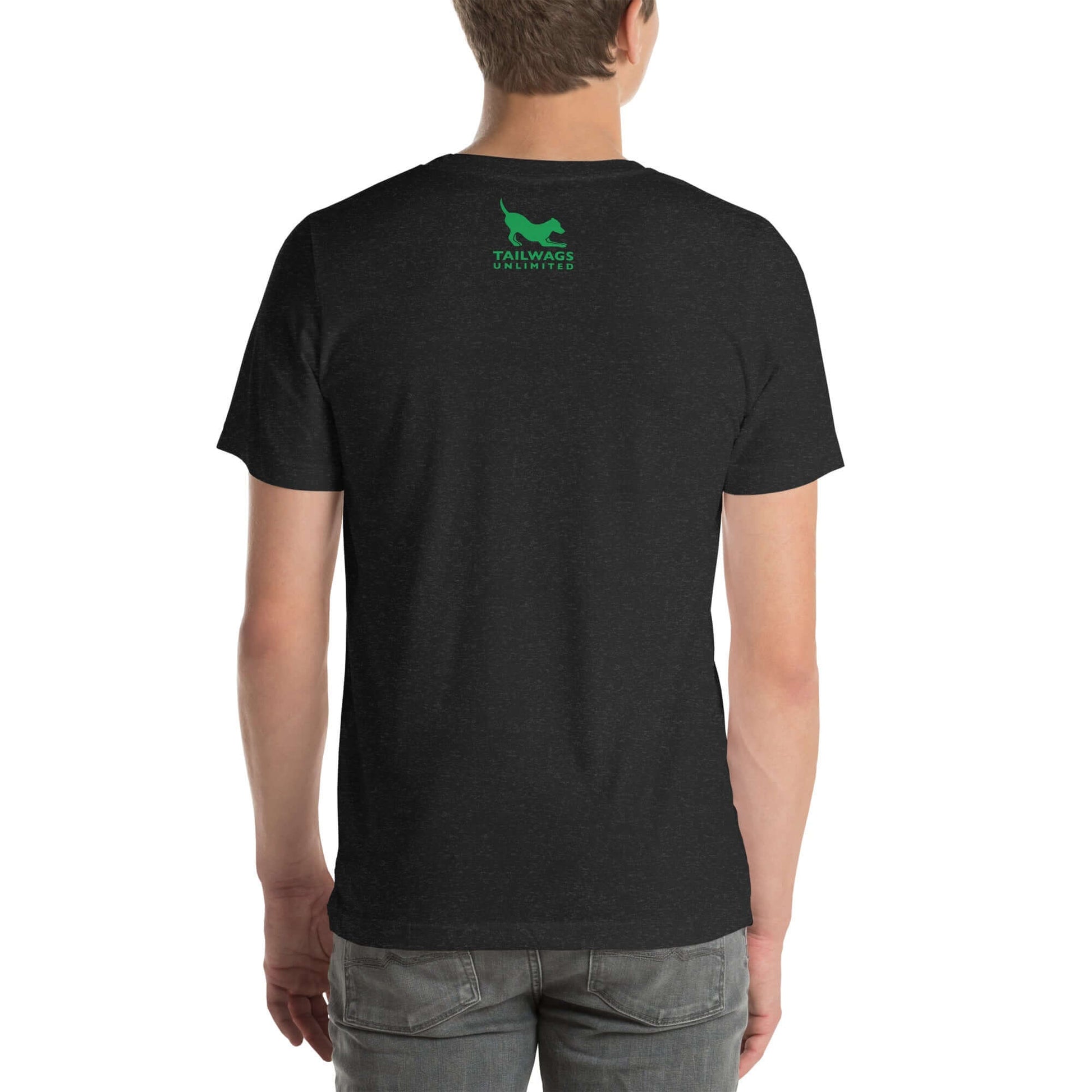 Clover Patterned Green Logo T-Shirt - TAILWAGS UNLIMITED