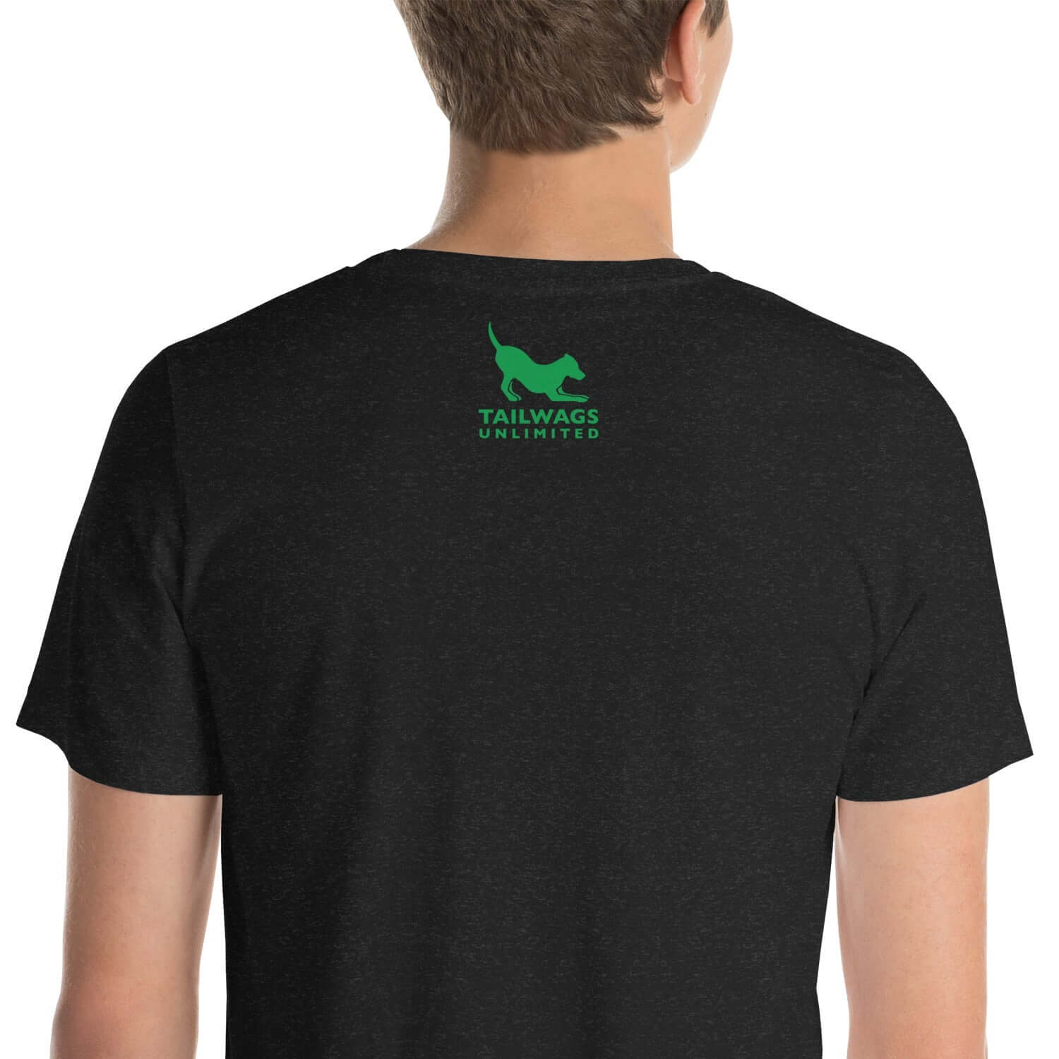 Clover Patterned Green Logo T-Shirt - TAILWAGS UNLIMITED