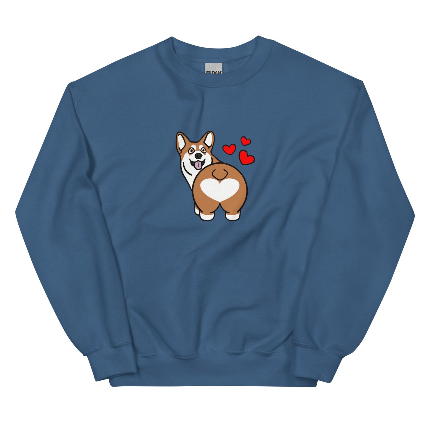 Corgi Butt Crewneck Sweatshirt - TAILWAGS UNLIMITED