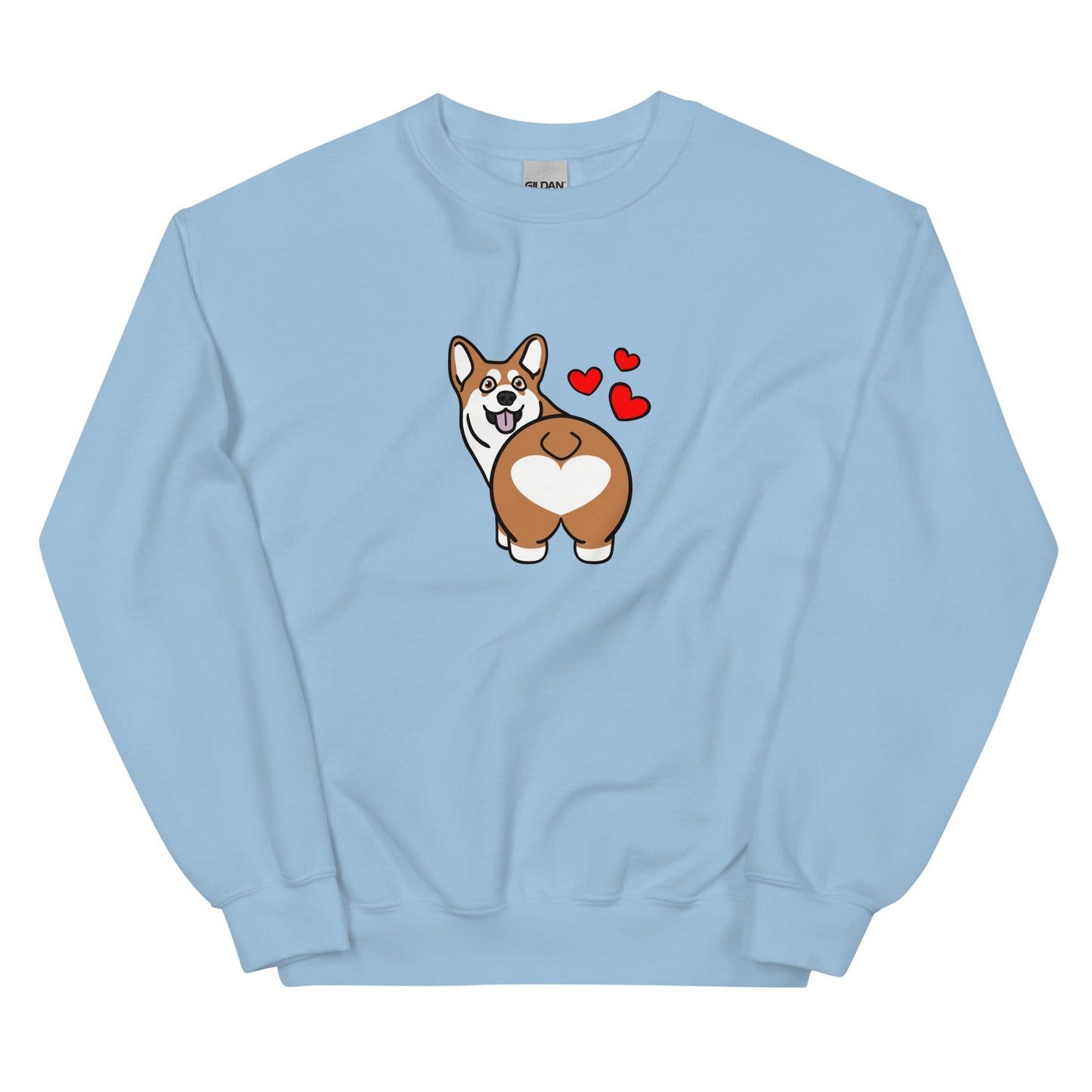 Corgi Butt Crewneck Sweatshirt - TAILWAGS UNLIMITED