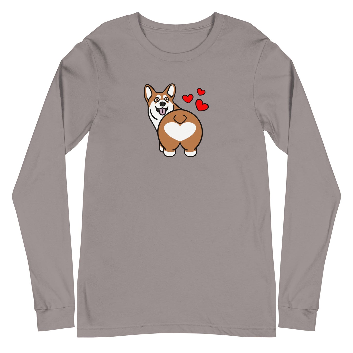 Corgi Butt Long Sleeve Tee - TAILWAGS UNLIMITED