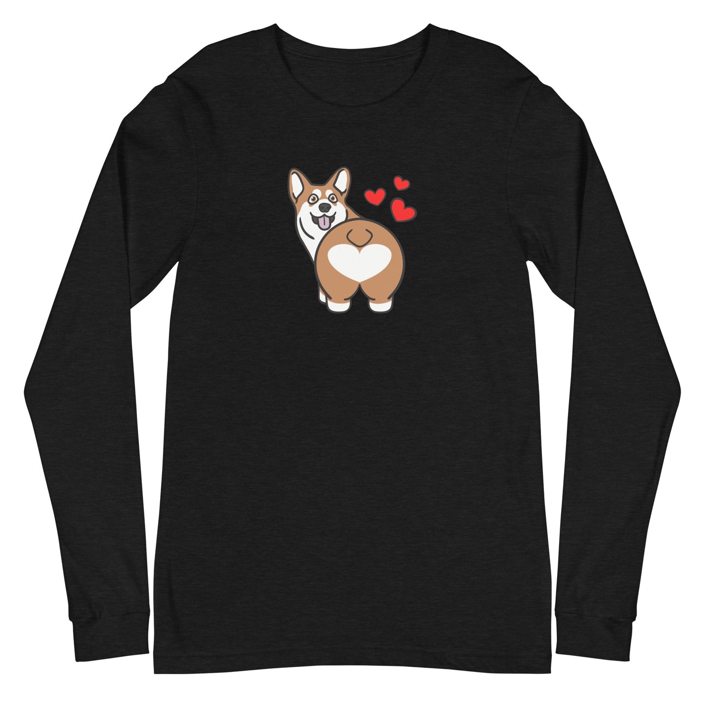 Corgi Butt Long Sleeve Tee - TAILWAGS UNLIMITED