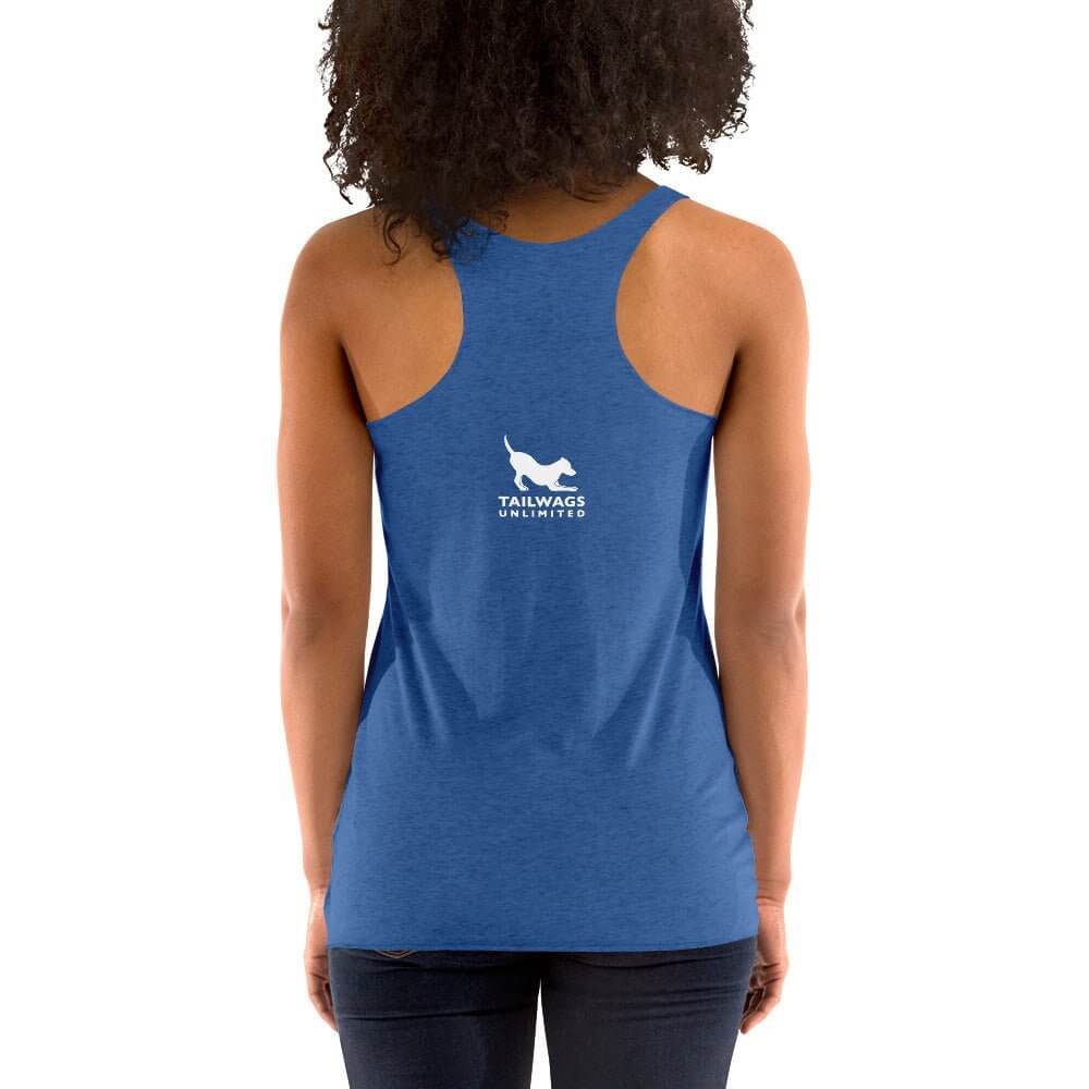 Dog Mom Best Job Racerback Tank - TAILWAGS UNLIMITED