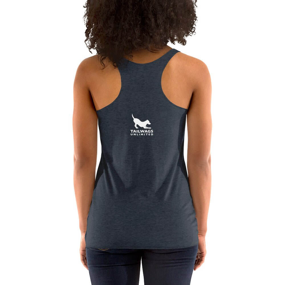 Dog Mom Best Job Racerback Tank - TAILWAGS UNLIMITED