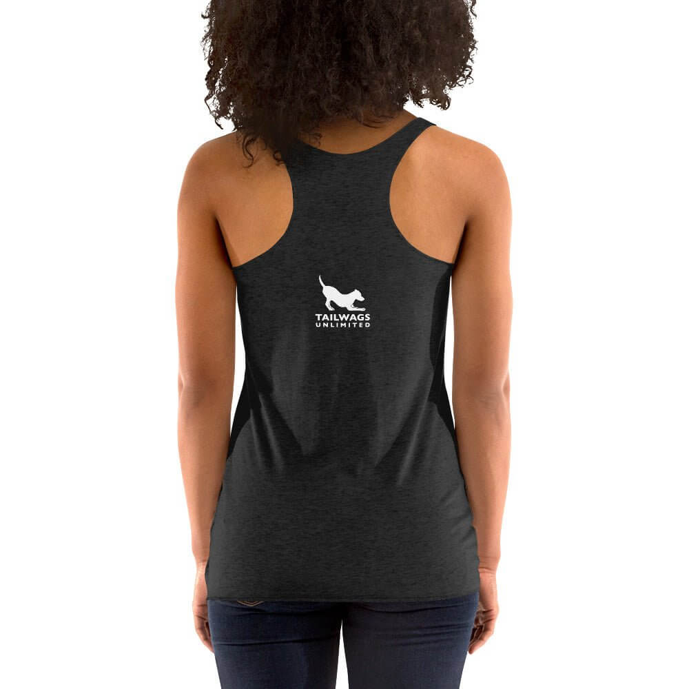 Dog Mom Best Job Racerback Tank - TAILWAGS UNLIMITED