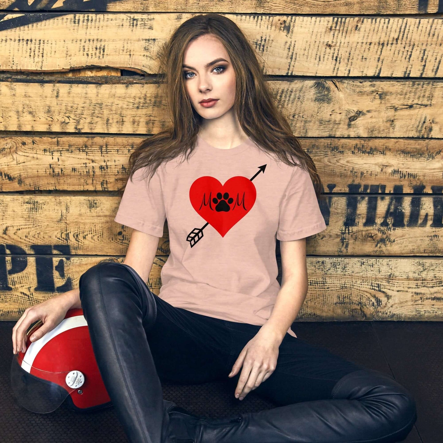 Dog Mom Heart Tattoo T-Shirt - TAILWAGS UNLIMITED