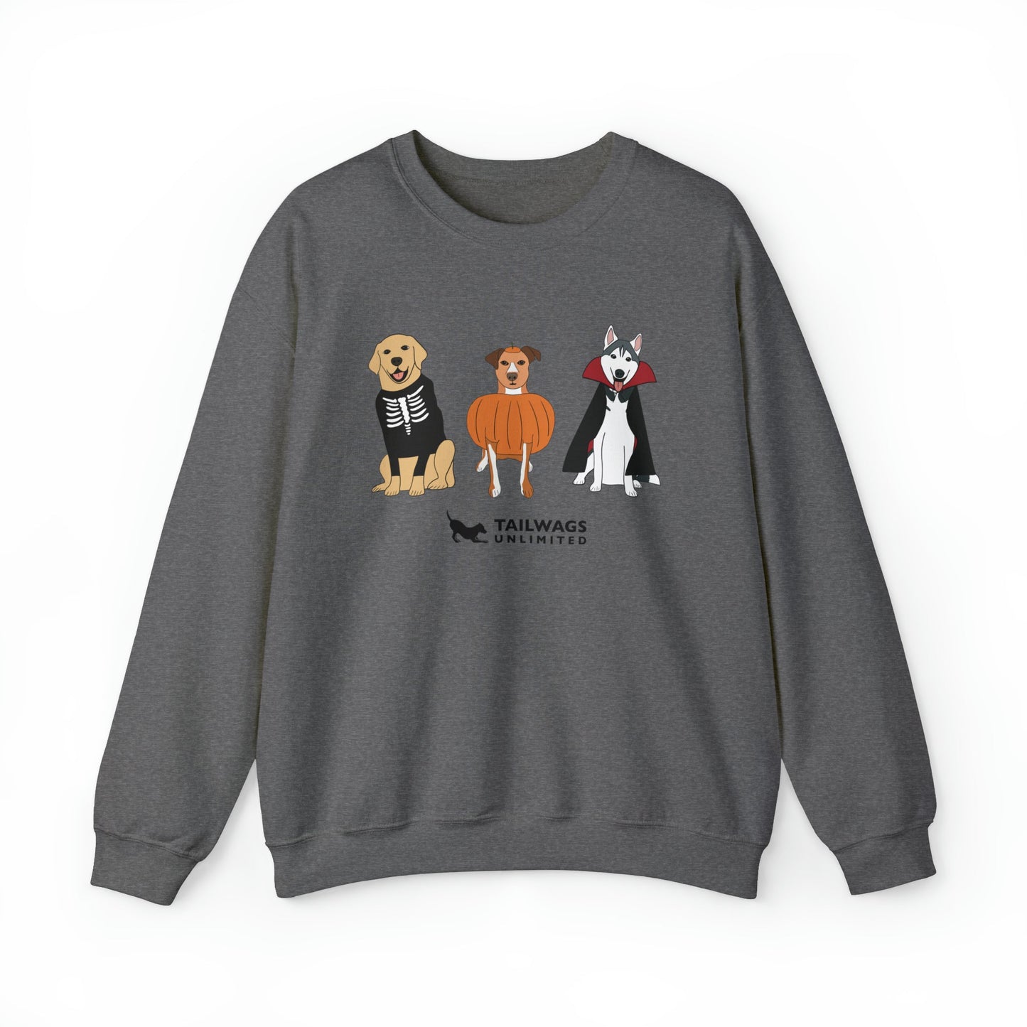 Dogs in Costume Crewneck Sweatshirt - TAILWAGS UNLIMITED