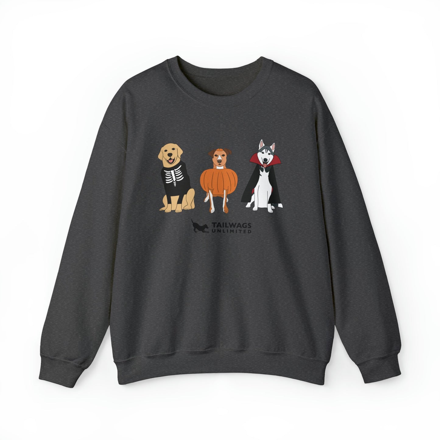 Dogs in Costume Crewneck Sweatshirt - TAILWAGS UNLIMITED