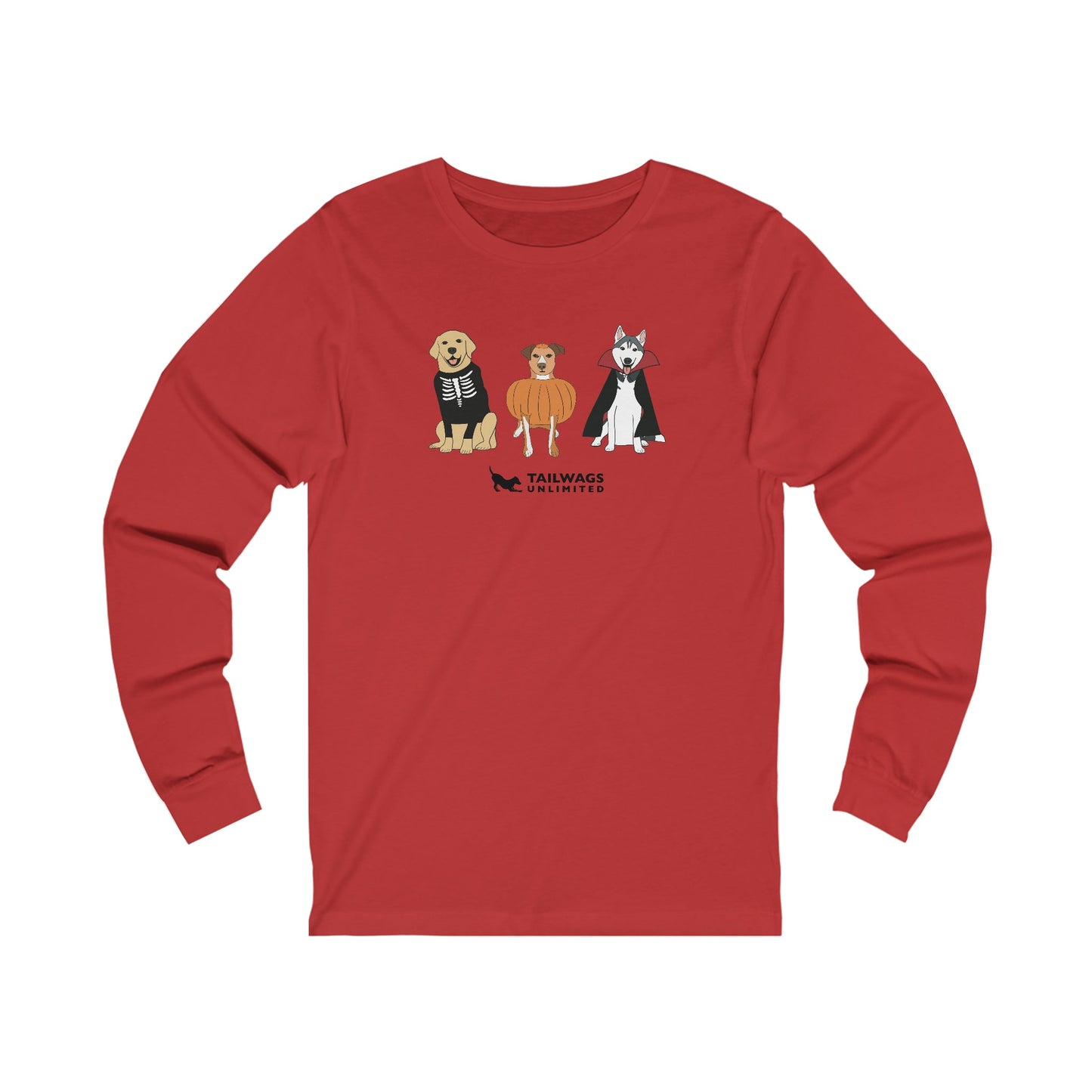 Dogs in Costume Long Sleeve Tee - TAILWAGS UNLIMITED