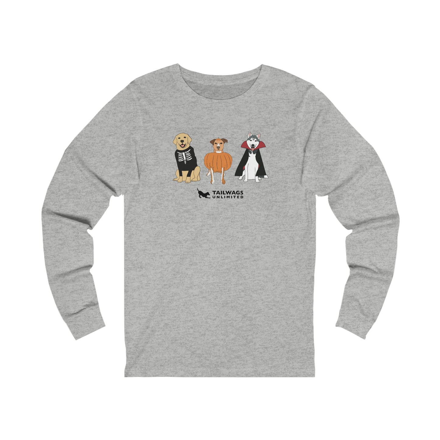 Dogs in Costume Long Sleeve Tee - TAILWAGS UNLIMITED