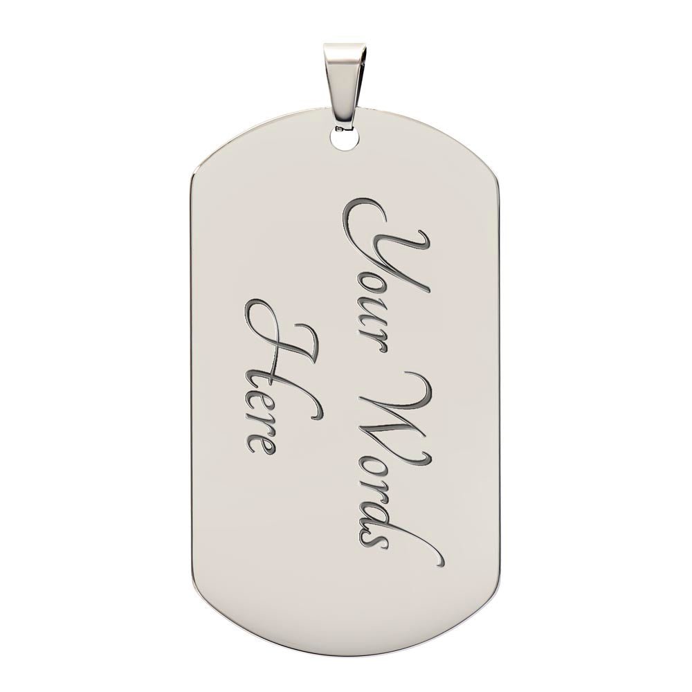 Engravable "Best Friend" Dog Tag Necklace - TAILWAGS UNLIMITED