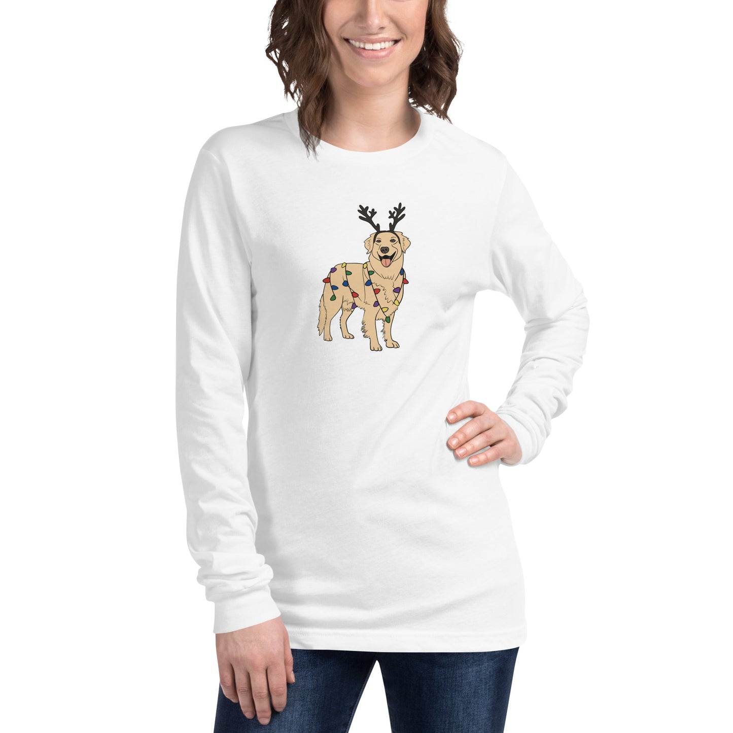 Getting in the Holiday Spirit Long Sleeve Tee - TAILWAGS UNLIMITED