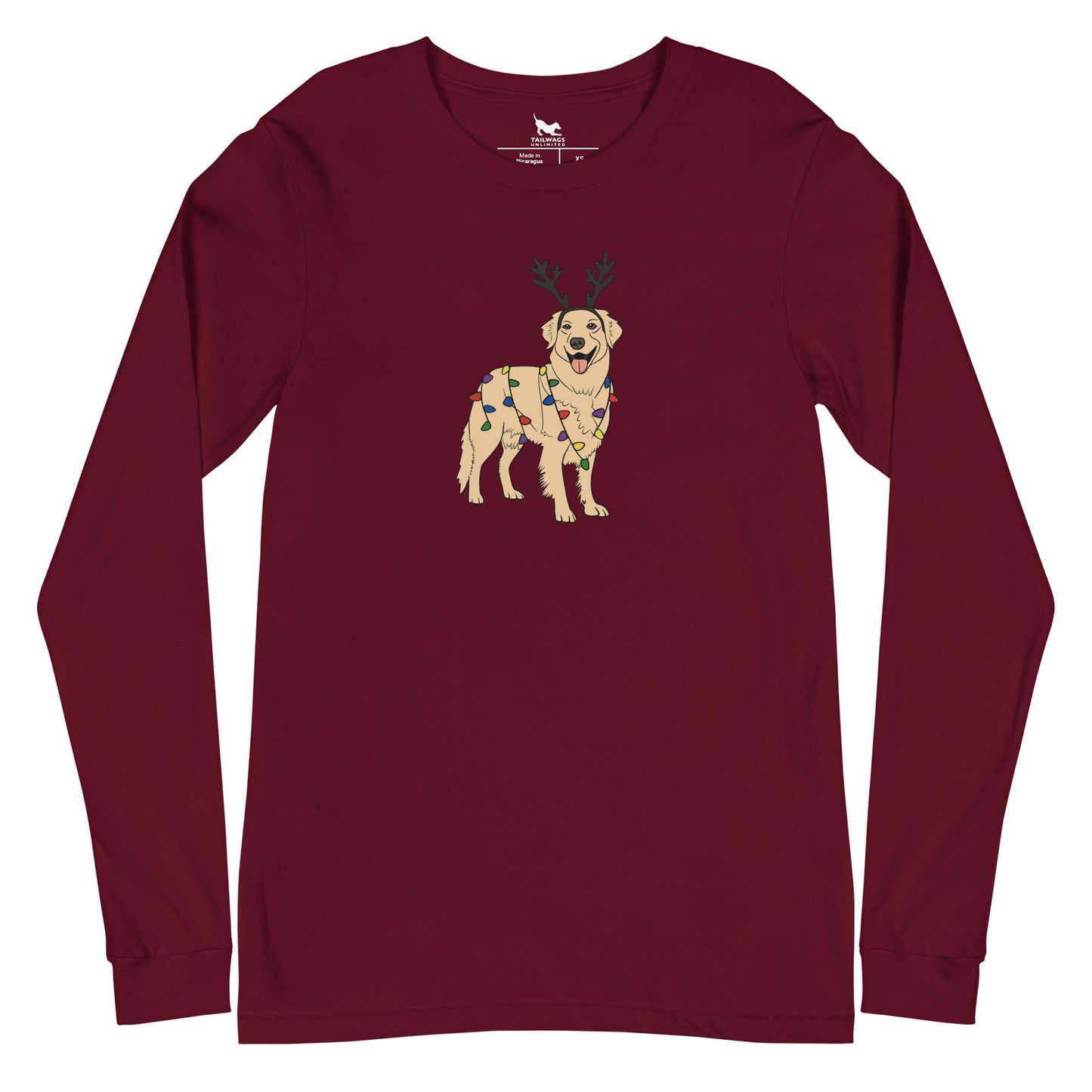 Getting in the Holiday Spirit Long Sleeve Tee - TAILWAGS UNLIMITED