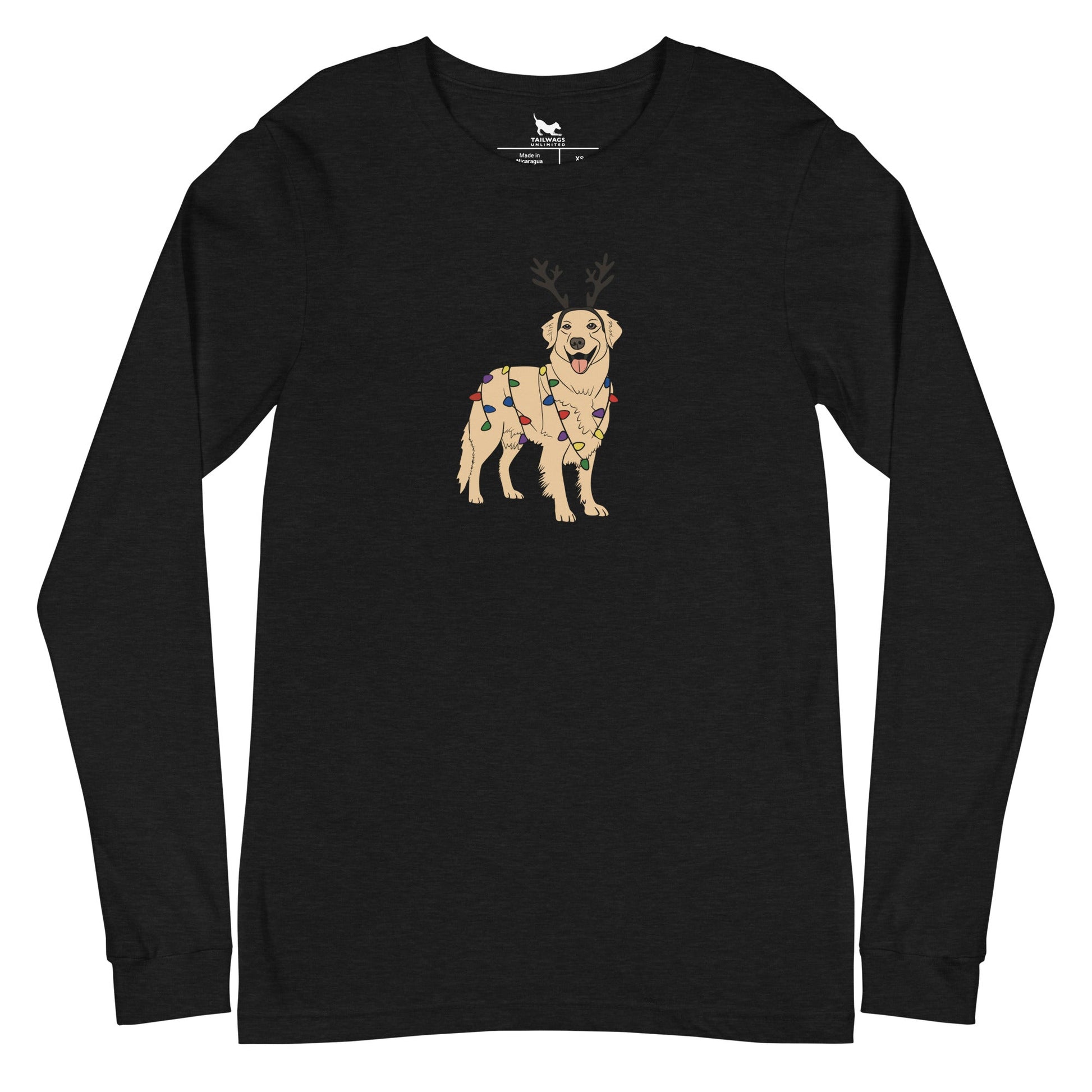 Getting in the Holiday Spirit Long Sleeve Tee - TAILWAGS UNLIMITED