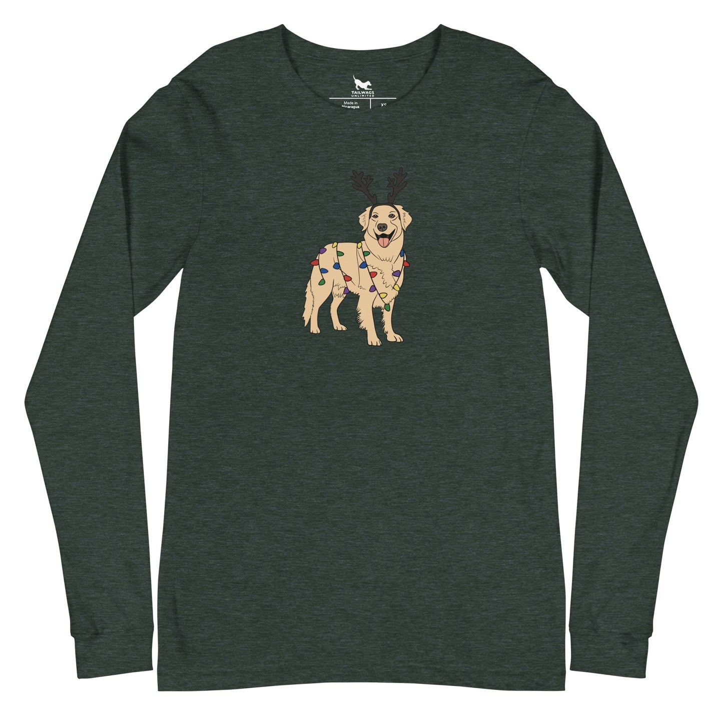 Getting in the Holiday Spirit Long Sleeve Tee - TAILWAGS UNLIMITED