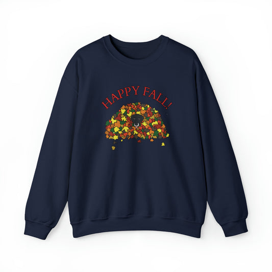 Hiding in the Leaf Pile Crewneck Sweatshirt - TAILWAGS UNLIMITED