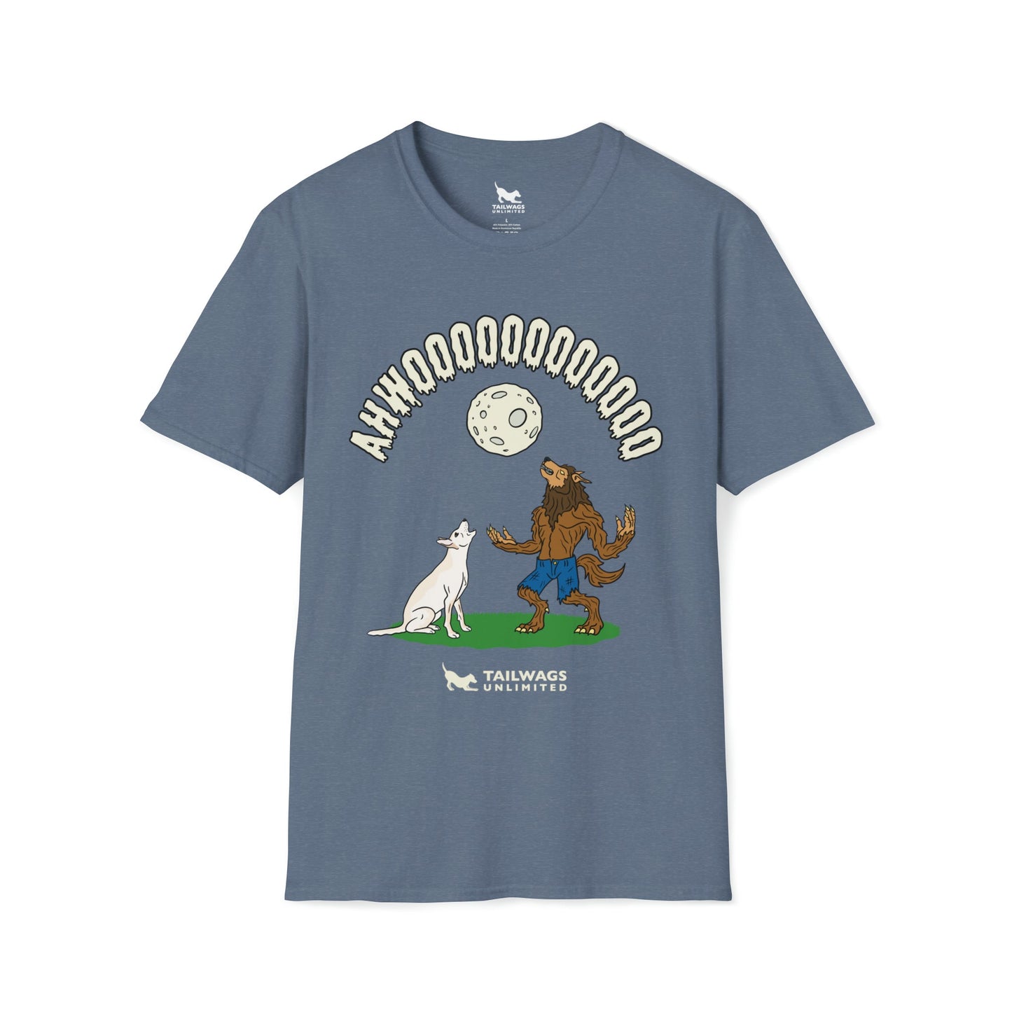 Howling at the Moon T-Shirt - TAILWAGS UNLIMITED