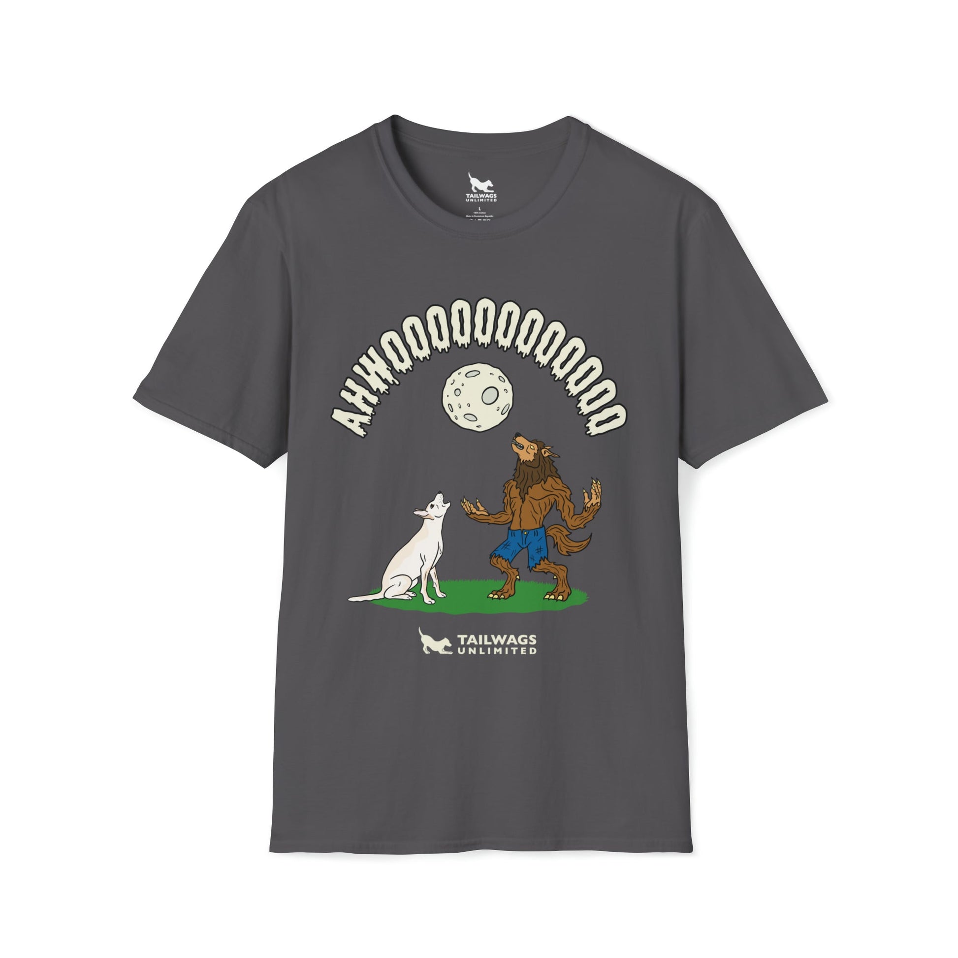 Howling at the Moon T-Shirt - TAILWAGS UNLIMITED