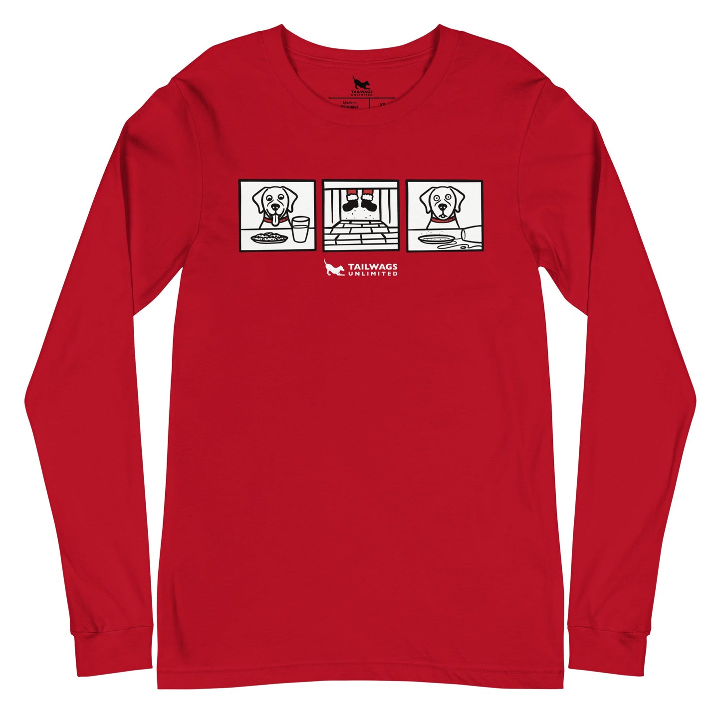 I Ate Santa's Cookies Long Sleeve Tee - TAILWAGS UNLIMITED