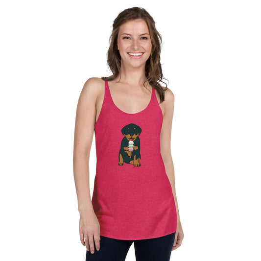 Ice Cream Pup Racerback Tank - TAILWAGS UNLIMITED