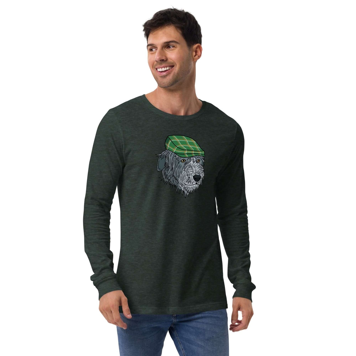 Irish Wolfhound Long Sleeve Tee - TAILWAGS UNLIMITED