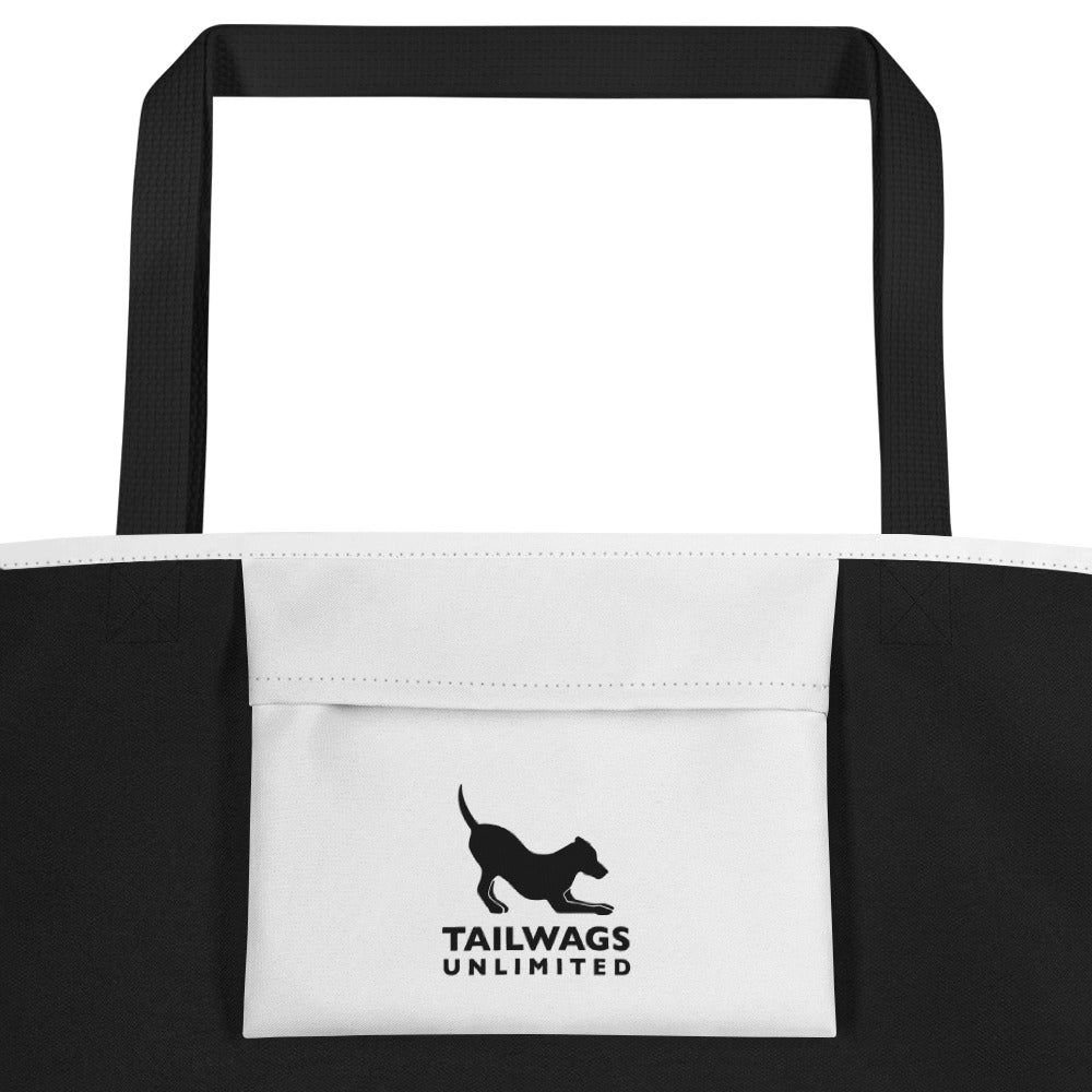 Patriotic Pup Large Tote Bag - TAILWAGS UNLIMITED