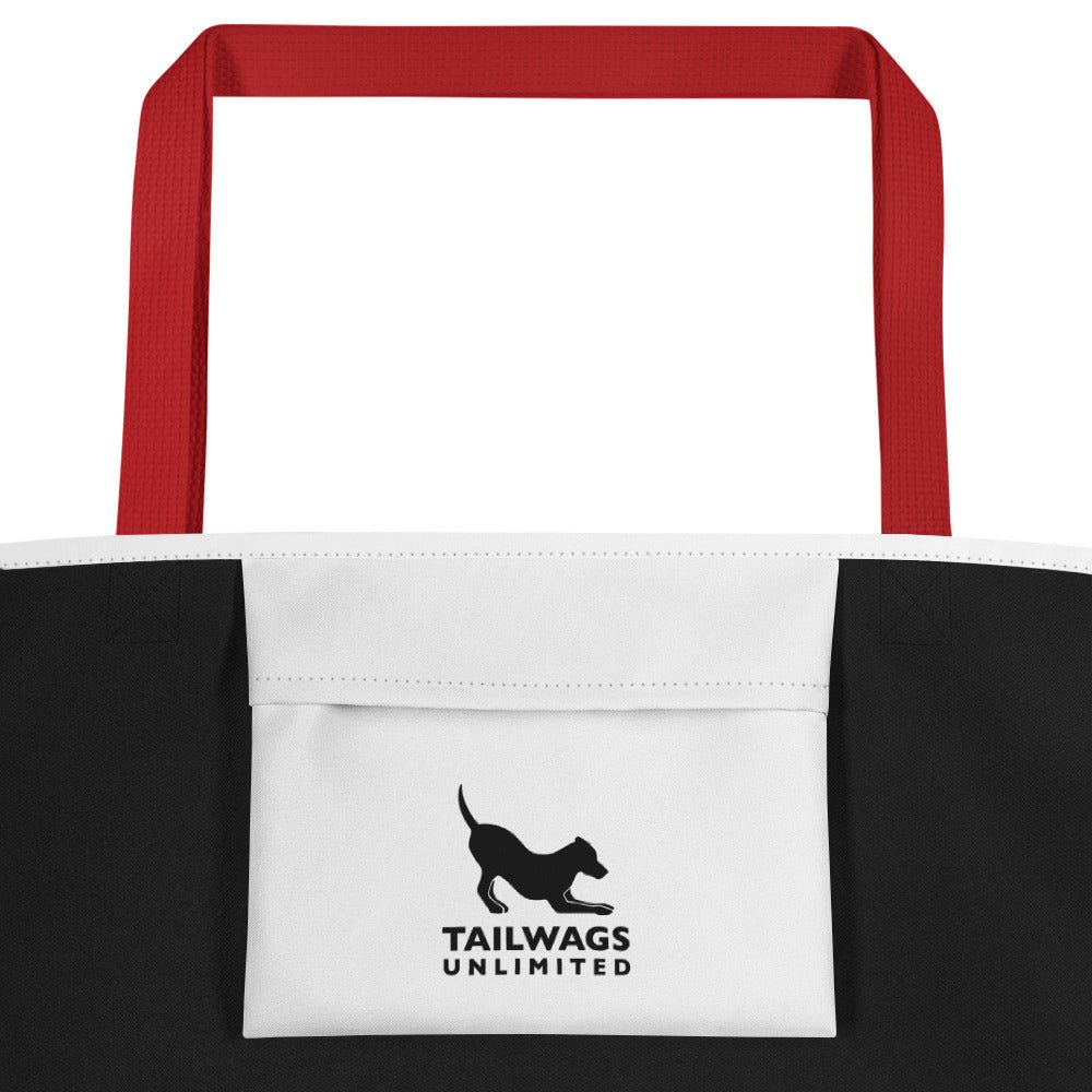 Patriotic Pup Large Tote Bag - TAILWAGS UNLIMITED