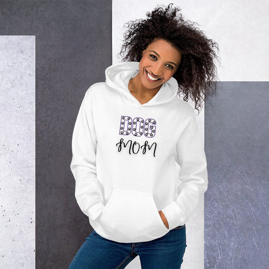 Paw Print Dog Mom Hoodie - TAILWAGS UNLIMITED