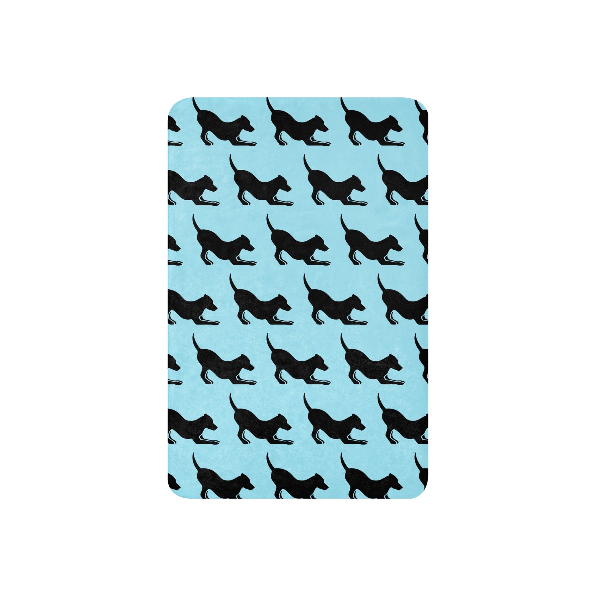 Play Pose Sherpa Blanket--Blue - TAILWAGS UNLIMITED