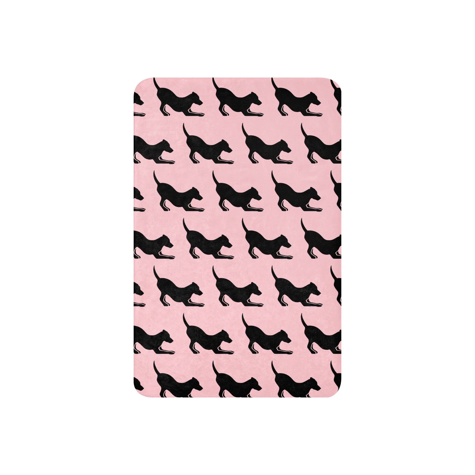 Play Pose Sherpa Blanket--Pink - TAILWAGS UNLIMITED