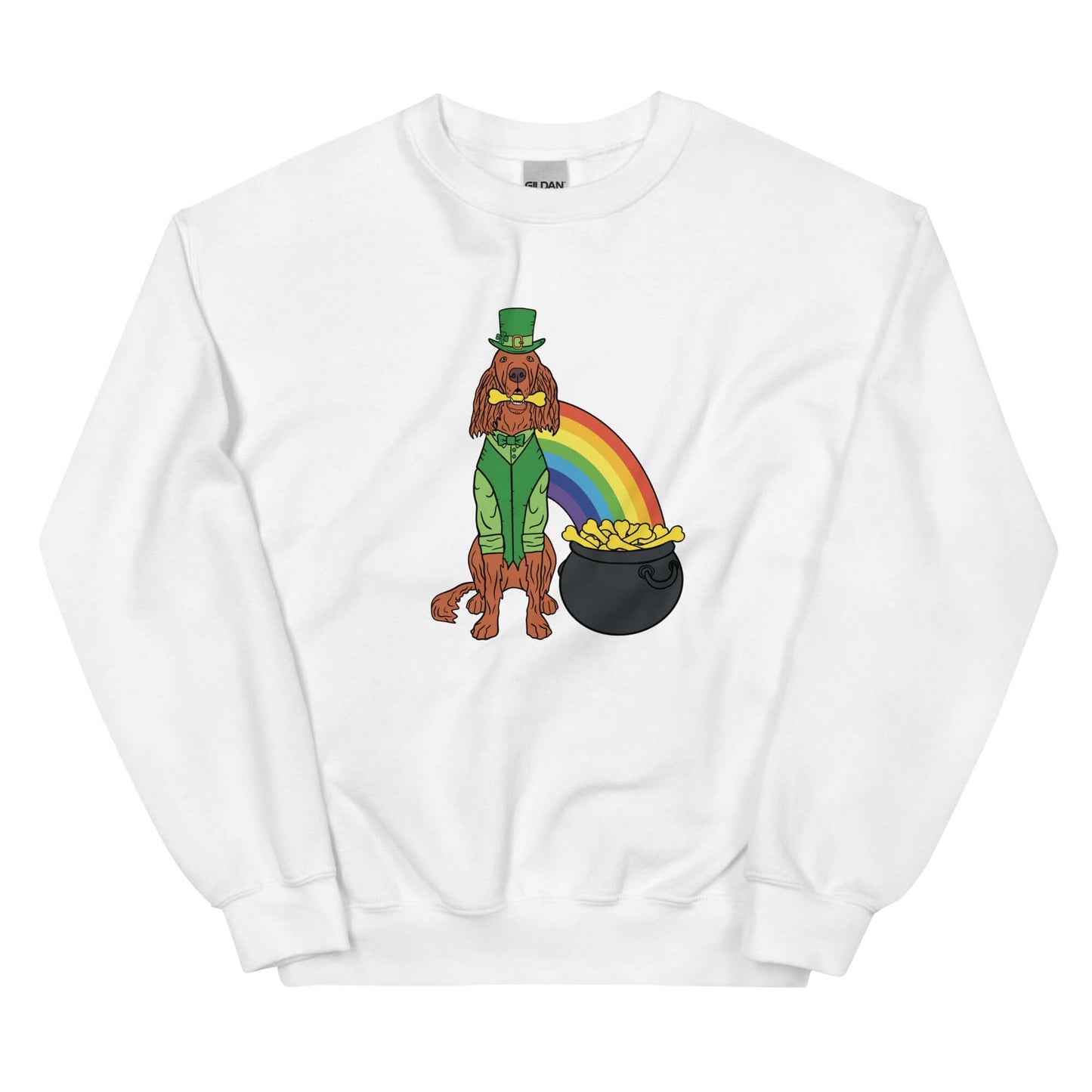 Pot of Golden Treats Crewneck Sweatshirt - TAILWAGS UNLIMITED