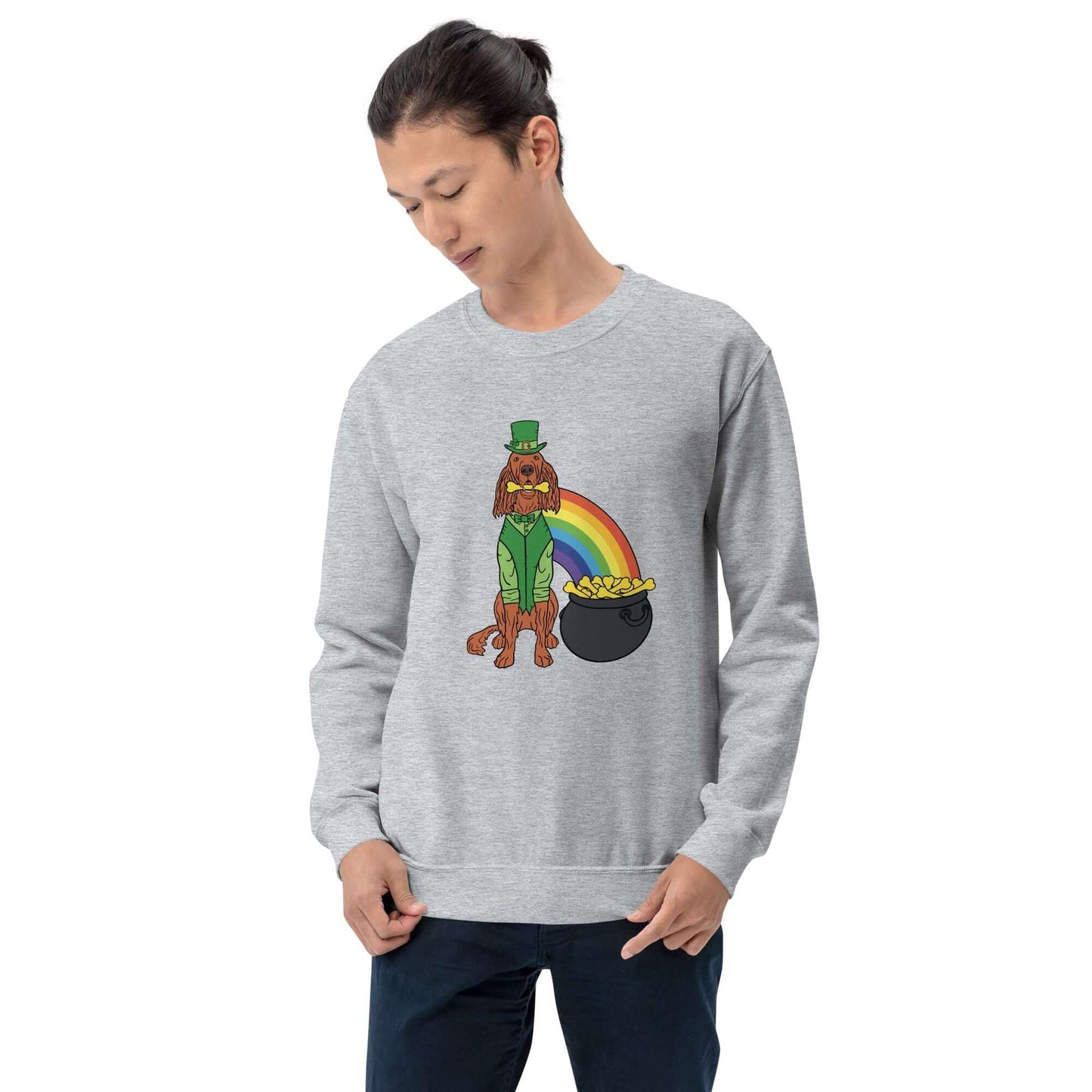 Pot of Golden Treats Crewneck Sweatshirt - TAILWAGS UNLIMITED