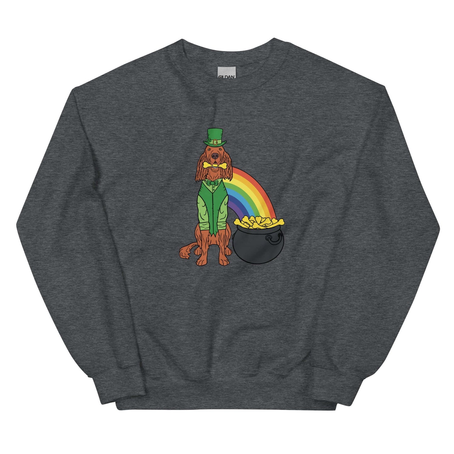 Pot of Golden Treats Crewneck Sweatshirt - TAILWAGS UNLIMITED