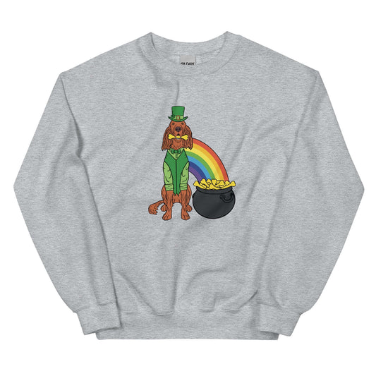 Pot of Golden Treats Crewneck Sweatshirt - TAILWAGS UNLIMITED