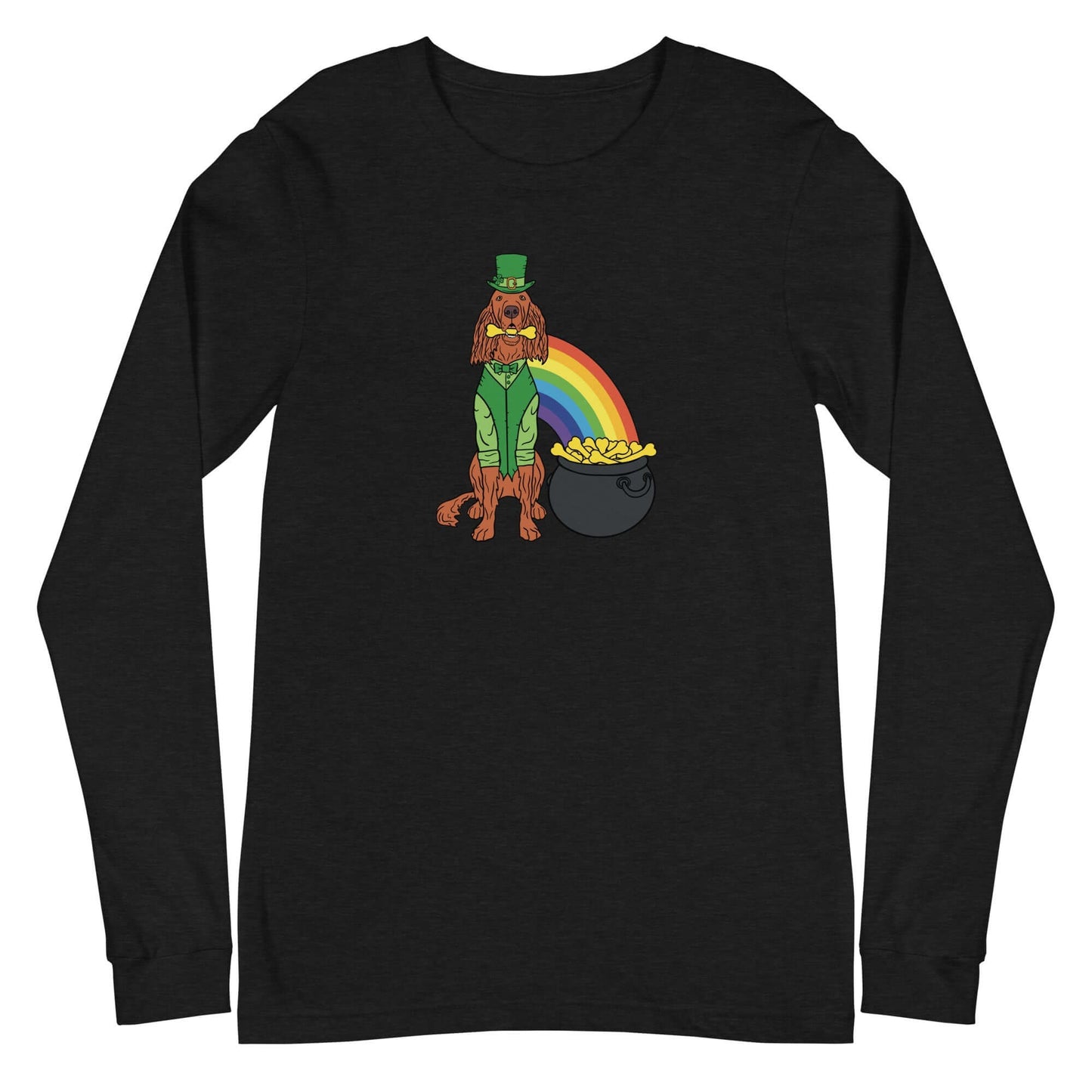 Pot of Golden Treats Long Sleeve Tee - TAILWAGS UNLIMITED