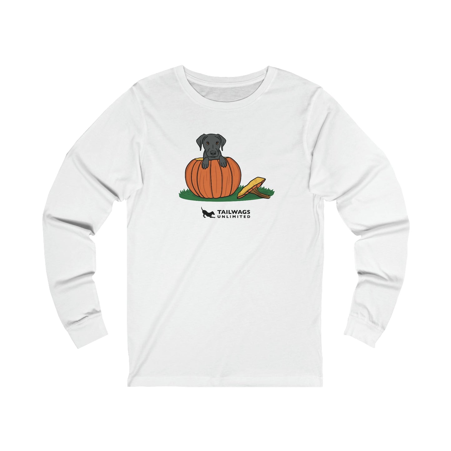 Pumpkin Pup Long Sleeve Tee - TAILWAGS UNLIMITED