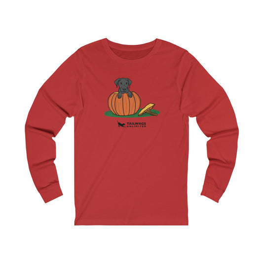 Pumpkin Pup Long Sleeve Tee - TAILWAGS UNLIMITED