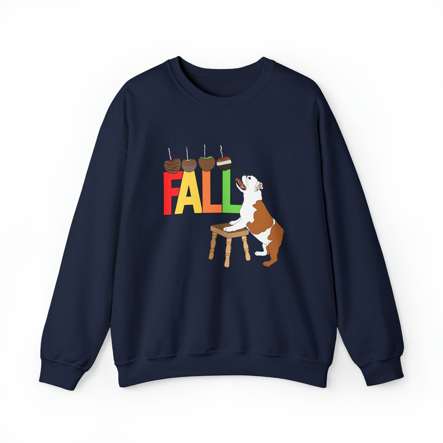 Sneaking a Caramel Apple Crewneck Sweatshirt - TAILWAGS UNLIMITED