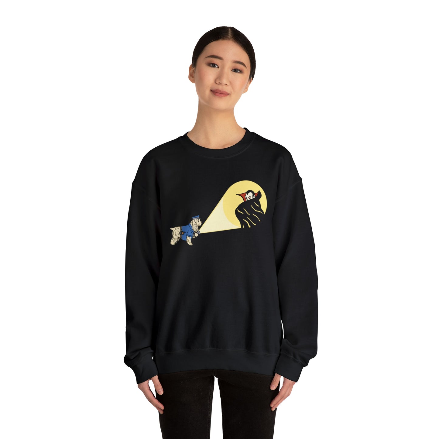 The Night Shift Crewneck Sweatshirt - TAILWAGS UNLIMITED