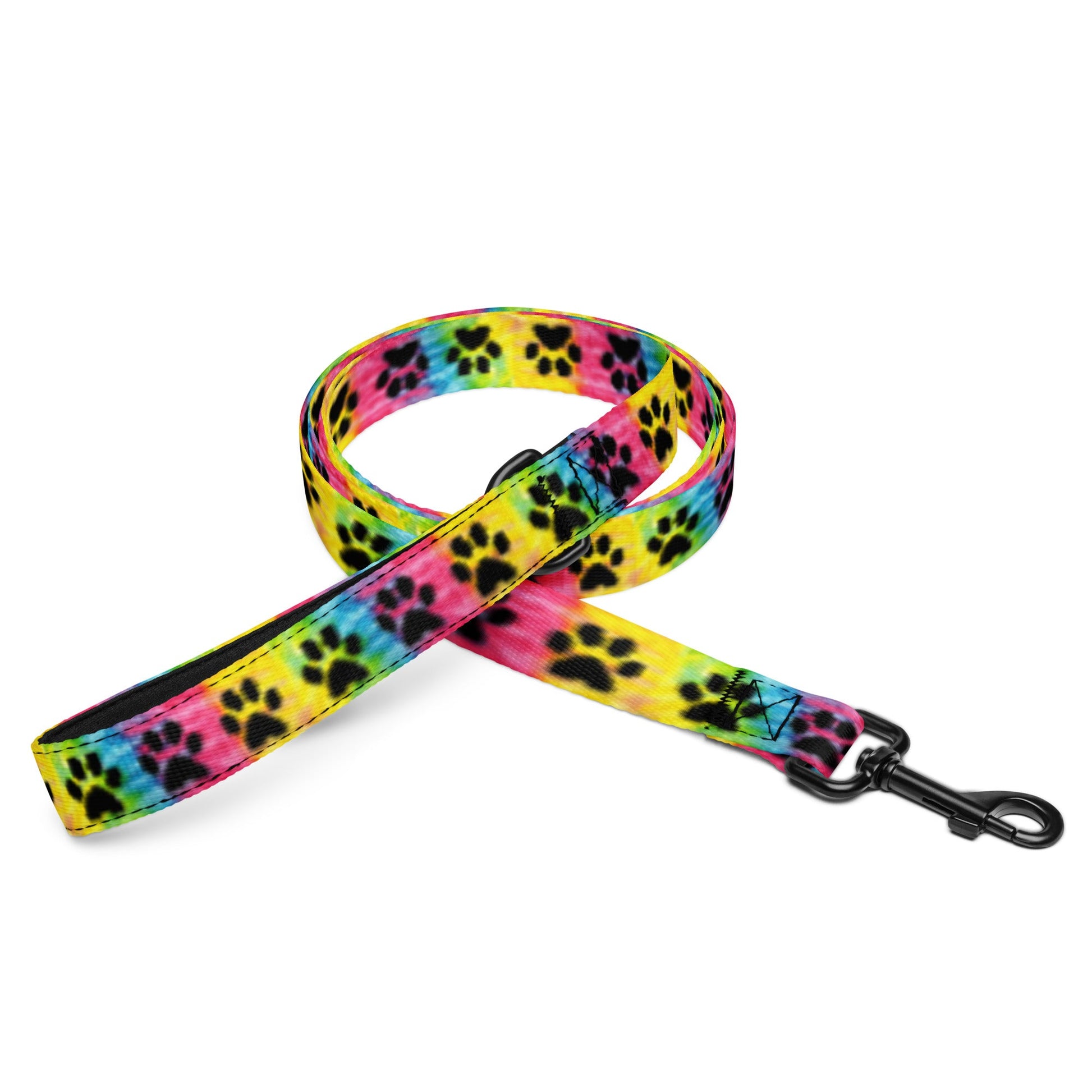 Tie Dye Paw Print Dog Leash - TAILWAGS UNLIMITED